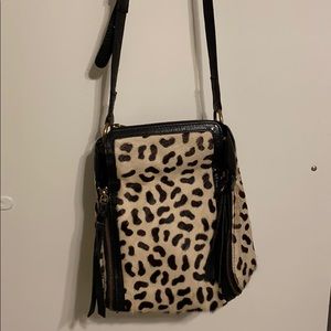Free people cheetah purse